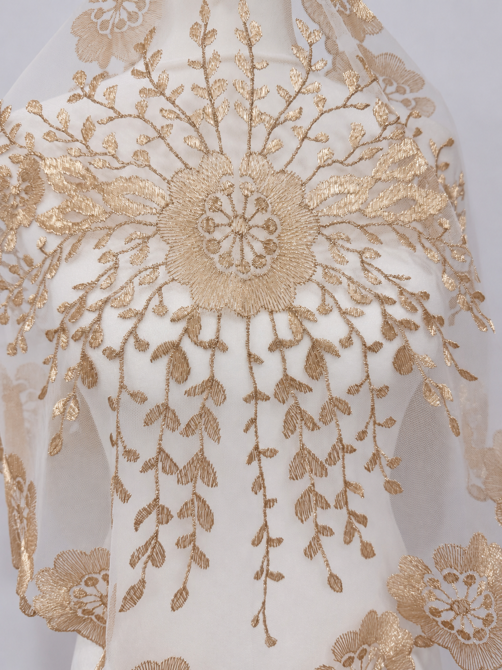 Mil Hojas - Oro Metalico -Blanco