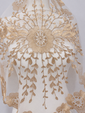 Mil Hojas - Oro Metalico -Blanco