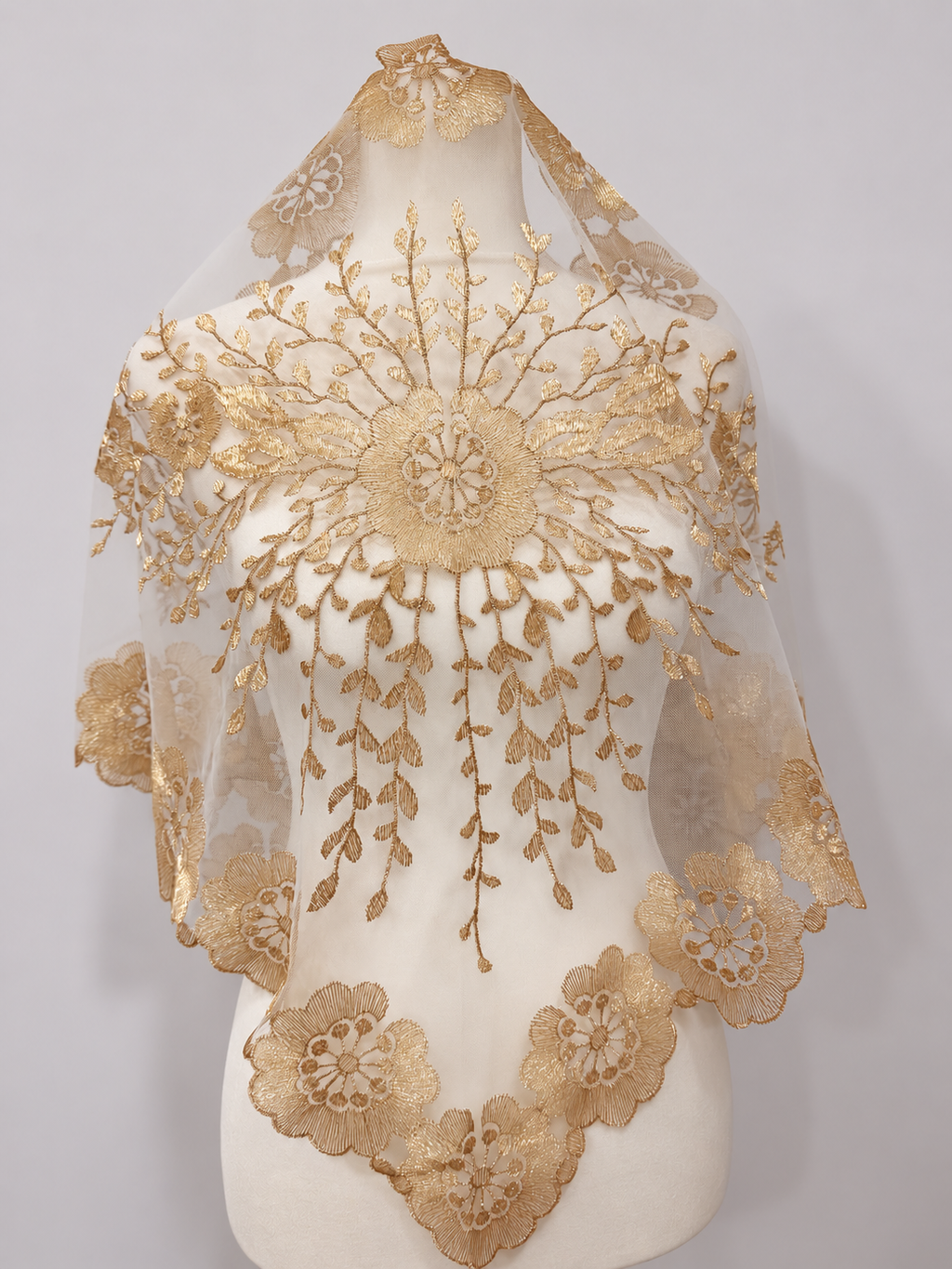 Mil Hojas - Oro Metalico -Blanco