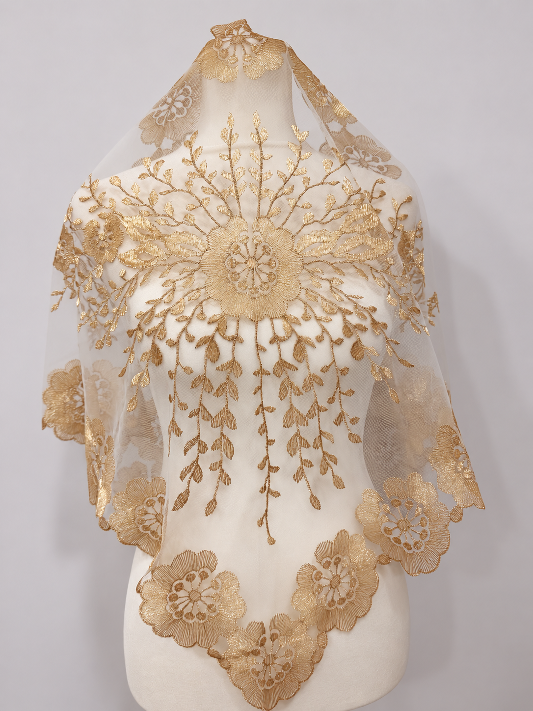 Mil Hojas - Oro Metalico -Blanco