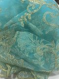 61.811 Half Moon Turquoise / Gold metalic