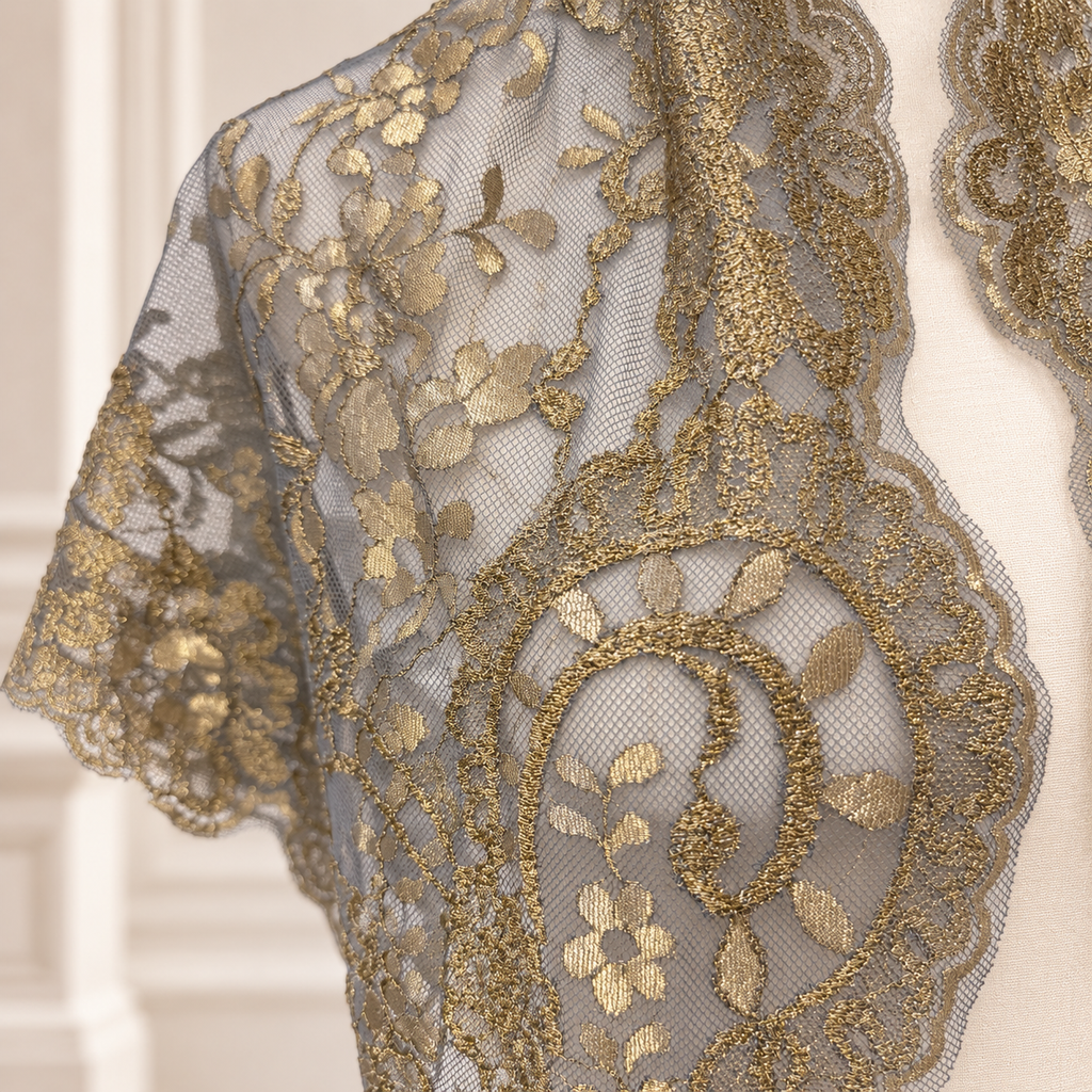 Gris - Oro Metalico