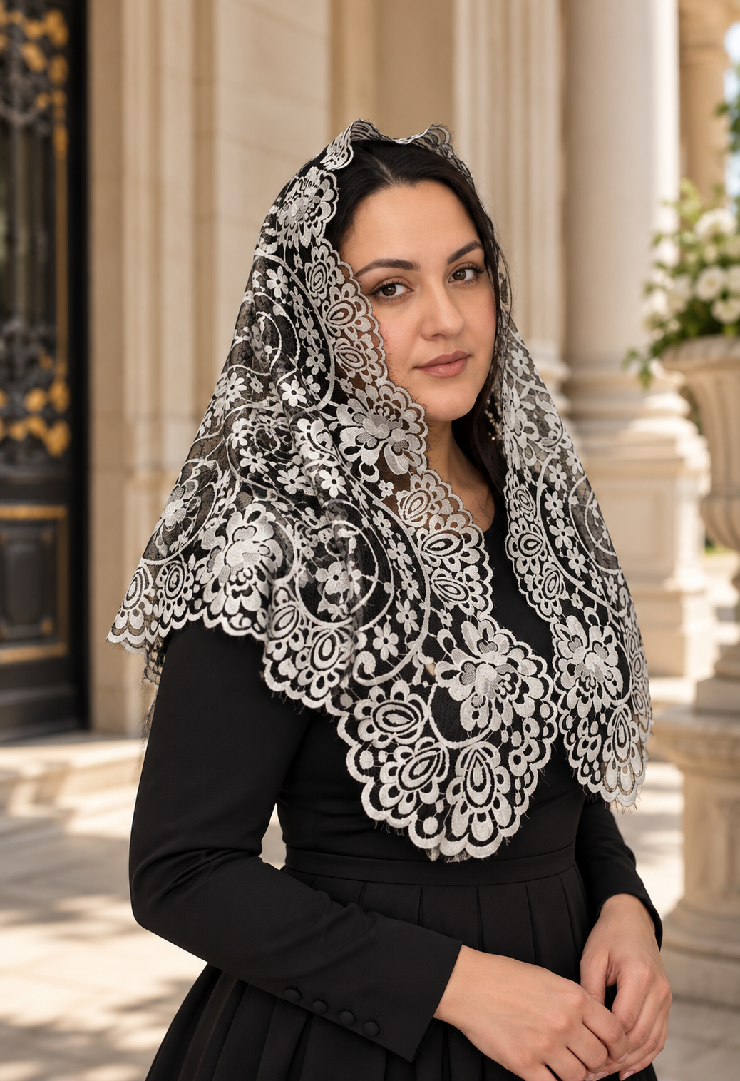 Silver -Black
