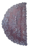 Olivia Maxi Veil Silver Metalic Purple