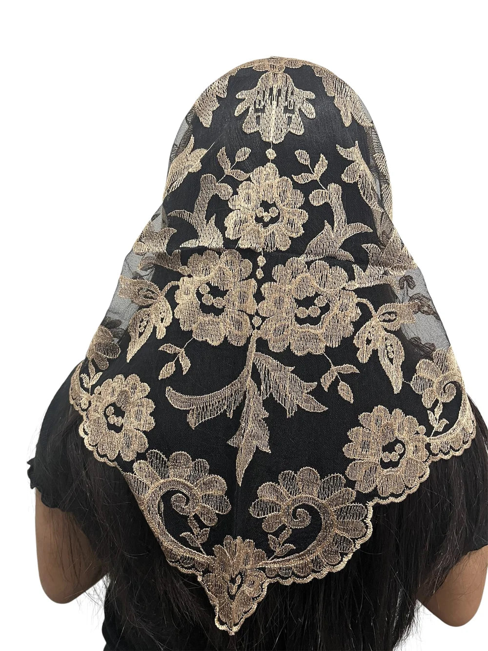 Olivia Embroidered Spanish Almond/Black
