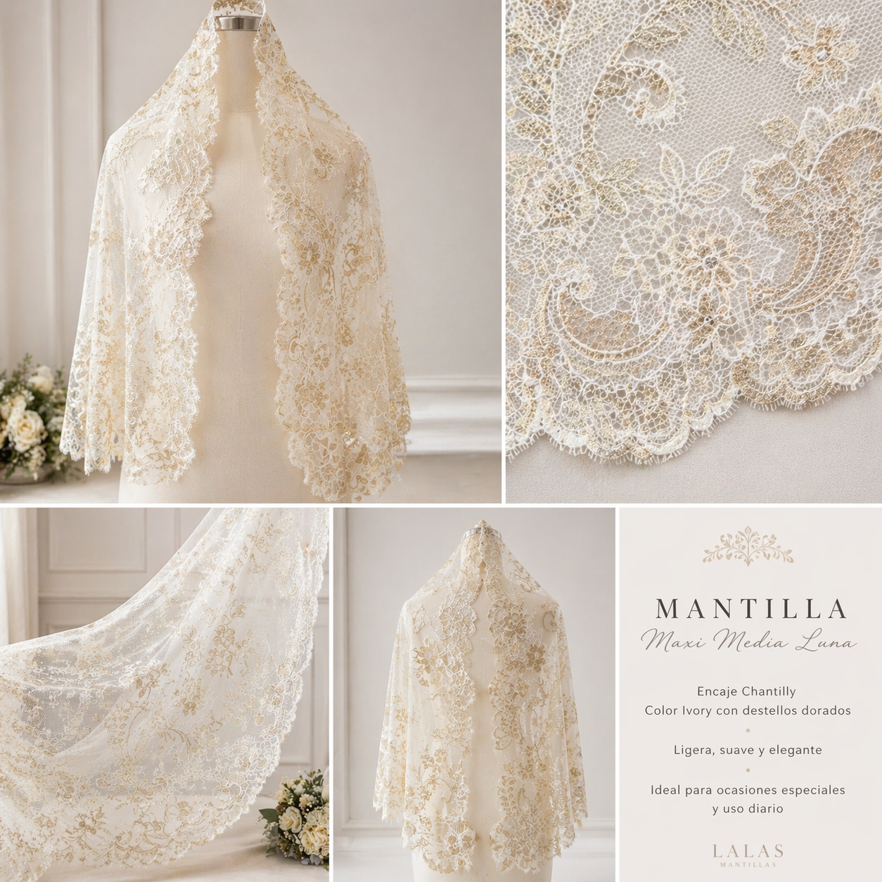 HALF MOON SAMARIA IVORY