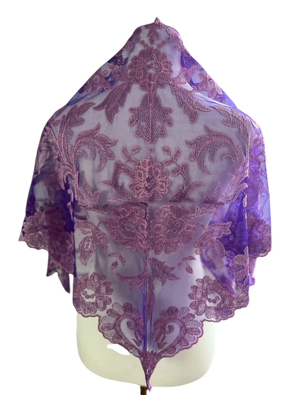 Olivia Model Embroidered Spanish Multicolor Pink-Purple