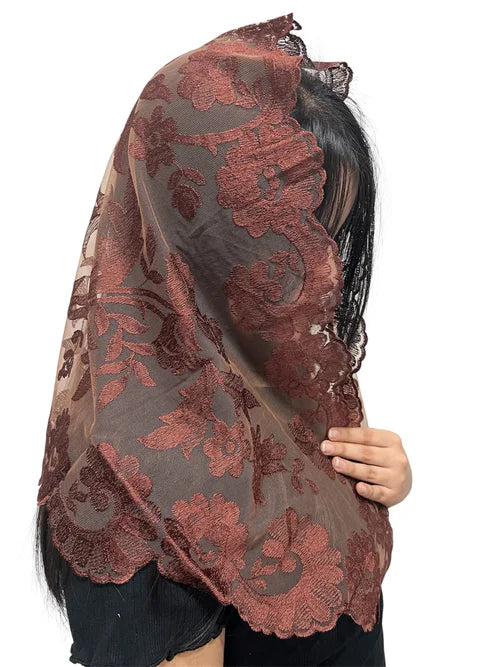 Olivia Model Embroidered Spanish Brown