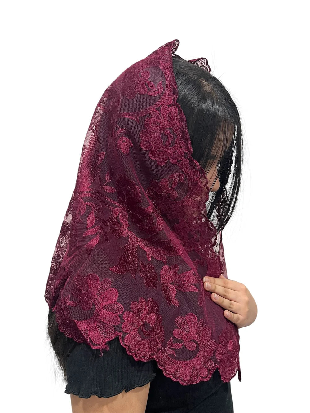 Olivia Model Embroidered Spanish Chianti