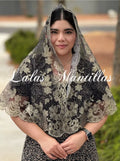 Olivia Maxi Veil Gold Metallic / Black
