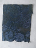 Olivia Embroidered Spanish Lace Navy Blue