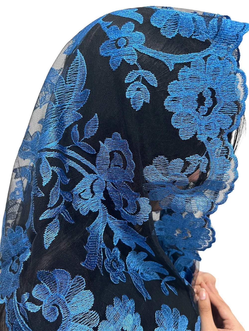 Olivia Model Embroidered Royal Blue